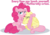 Size: 2200x1532 | Tagged: safe, artist:phucknuckl, fluttershy, pinkie pie, pony, g4, the mean 6, crying, dialogue, female, inkscape, lies, looking at you, mare, op is a duck, op is trying to start shit, sad, simple background, transparent background, vector