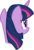 Size: 6400x9449 | Tagged: safe, artist:parclytaxel, twilight sparkle, alicorn, pony, g4, my little pony: friendship is magic, the cutie map, .svg available, absurd resolution, angry, bust, female, mare, portrait, simple background, solo, transparent background, twilight sparkle (alicorn), vector