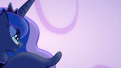 Size: 1280x720 | Tagged: safe, screencap, princess luna, starlight glimmer, g4, to where and back again, animated, cake, dialogue, dream, dream walker luna, female, fog, food, looking down, looking up, moon, our town, plant, smiling, sound, table, webm
