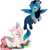 Size: 1200x1200 | Tagged: safe, artist:aledera, oc, oc only, oc:amber ashes, oc:orion (aledera), pegasus, pony, female, flower, horn, male, prone, simple background, transparent background