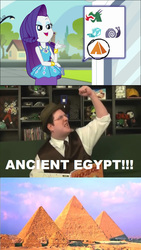Size: 712x1262 | Tagged: safe, edit, editor:sonic ranger, rarity, human, equestria girls, equestria girls series, g4, text support, text support: rarity, ancient egypt, atop the fourth wall, choose your own ending (season 1), dragon dagger, emoji, female, geode of shielding, irl, irl human, linkara, magical geodes, male, mighty morphin power rangers, photo, power rangers, pyramid