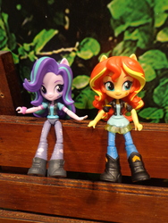 Size: 4608x3456 | Tagged: safe, starlight glimmer, sunset shimmer, equestria girls, g4, doll, equestria girls minis, irl, photo, singapore, toy