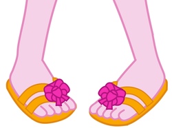 Size: 2226x1656 | Tagged: safe, artist:g-side sf, artist:gabosor, edit, pinkie pie, equestria girls, equestria girls series, g4, cropped, feet, female, legs, pictures of legs, sandals, simple background, solo, white background