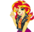 Size: 1900x1800 | Tagged: dead source, safe, artist:mashoart, sunset shimmer, anthro, equestria girls, g4, cat ears, catgirl, ears, fangs, female, furry, geode of empathy, heart, nails, nyanset shimmer, paw pads, paws, simple background, solo, species swap, transparent background