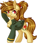 Size: 130x150 | Tagged: safe, artist:ak4neh, oc, oc only, oc:katya ironstead, pony, animated, gif, pixel art, simple background, solo, transparent background