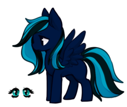 Size: 500x422 | Tagged: safe, artist:carringe, oc, oc only, oc:midnight mist, pony, reference, simple background, solo, transparent background