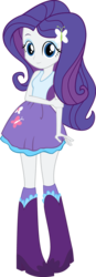 Size: 1024x2954 | Tagged: safe, artist:iamsheila, edit, vector edit, fluttershy, rarity, equestria girls, g4, boots, clothes, fusion, palette swap, recolor, shoes, simple background, skirt, transparent background, vector