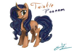 Size: 800x570 | Tagged: safe, artist:elisdoominika, oc, oc only, oc:twinkle poonam, pony, solo