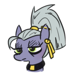 Size: 355x377 | Tagged: safe, artist:dsp2003, artist:jargon scott, edit, limestone pie, earth pony, pony, g4, blushing, colored, female, goth, mare, simple background, transparent background