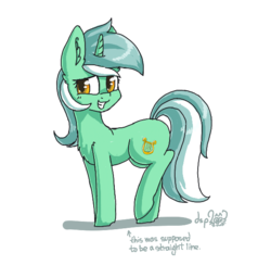 Size: 586x572 | Tagged: safe, artist:dsp2003, lyra heartstrings, pony, unicorn, g4, aggie.io, cute, female, grin, mare, simple background, smiling, solo, transparent background