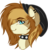 Size: 1266x1310 | Tagged: safe, artist:mourningfog, oc, oc only, pony, beanie, bust, collar, hat, piercing, simple background, solo, transparent background