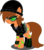 Size: 1280x1467 | Tagged: safe, artist:buckeyescozycafe, oc, oc only, oc:anemy zero, cyborg, earth pony, pony, beanie, clothes, female, hat, mare, simple background, solo, transparent background