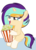 Size: 716x1002 | Tagged: safe, artist:crystalponyart7669, oc, oc only, oc:astral comet, pony, unicorn, female, filly, food, offspring, parent:starlight glimmer, parent:sunburst, parents:starburst, popcorn, simple background, solo, transparent background