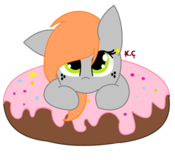 Size: 1536x1408 | Tagged: safe, artist:violet2001, oc, oc:swear box, cute, donut, food, ocbetes