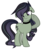 Size: 879x1057 | Tagged: safe, artist:nightmarye, oc, oc only, oc:delena symphony, earth pony, pony, female, floppy ears, magical lesbian spawn, mare, offspring, parent:coloratura, parent:octavia melody, parents:taviratura, simple background, solo, transparent background