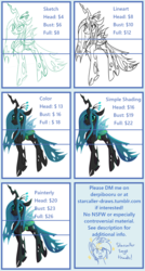Size: 1048x1955 | Tagged: safe, artist:puddingskinmcgee, queen chrysalis, changeling, g4, commission info