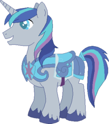 Size: 349x399 | Tagged: safe, artist:selenaede, artist:westrail642fan, shining armor, pony, rise and fall, g4, alternate timeline, alternate universe, armor, male, simple background, solo, transparent background