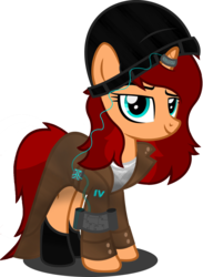 Size: 1280x1753 | Tagged: safe, artist:buckeyescozycafe, oc, oc only, oc:amber firefly, pony, unicorn, clothes, female, horn, horn ring, mare, simple background, solo, transparent background