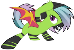 Size: 6707x4616 | Tagged: safe, artist:shadowdashthebat, oc, oc only, oc:quaint dart, bat pony, pony, absurd resolution, bat pony oc, female, mare, simple background, solo, transparent background, vector