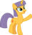 Size: 6400x7145 | Tagged: safe, artist:parclytaxel, part of a set, maud pie, sunset shimmer, pony, unicorn, g4, .svg available, absurd resolution, alternate hairstyle, female, looking up, mane swap, mare, part of a series, pointing, raised leg, simple background, smiling, solo, transparent background, vector, wat