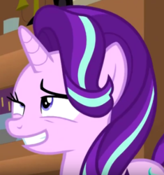 Size: 361x384 | Tagged: safe, screencap, starlight glimmer, pony, unicorn, g4, uncommon bond, cropped, derp, faic, female, great moments in animation, mare, out of context, solo