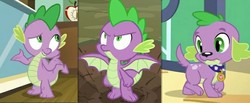 Size: 689x283 | Tagged: safe, editor:spike fancy, screencap, spike, spike the regular dog, dog, dragon, equestria girls, equestria girls series, g4, molt down, my little shop of horrors, season 8, the break up breakdown, claws, cropped, doggy dragondox, male, paws, puppy, winged spike, wings