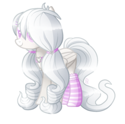 Size: 1068x1058 | Tagged: safe, artist:sugaryicecreammlp, oc, oc only, oc:milky moon, pegasus, pony, clothes, female, mare, simple background, socks, solo, striped socks, transparent background