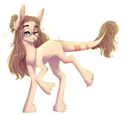 Size: 1767x1650 | Tagged: safe, artist:skimea, oc, oc only, unnamed oc, earth pony, pony, female, glasses, mare, one eye closed, simple background, solo, transparent background, wink