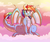 Size: 3500x2927 | Tagged: safe, artist:graphene, rainbow dash, dragon, g4, cloud, cute, dashabetes, dragonified, female, grin, high res, rainbow dragon, smiling, species swap