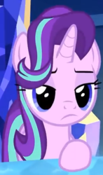 Size: 292x498 | Tagged: safe, screencap, starlight glimmer, pony, unicorn, g4, the parent map, cropped, female, solo, starlight glimmer is not amused, twilight's castle, unamused