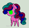 Size: 119x114 | Tagged: safe, artist:icicle212, oc, oc only, oc:mellow paint, earth pony, pony, chibi, female, mare, picture for breezies, solo