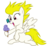 Size: 3500x3200 | Tagged: safe, alternate version, artist:cheezedoodle96, surprise, surprise (g4), butterfly, pegasus, pony, g4, .svg available, butterfly on nose, eye contact, female, food, high res, hoof hold, ice cream, ice cream cone, insect on nose, looking at each other, mare, silly, silly pony, simple background, sitting, smiling, svg, transparent background, vector