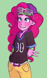 Size: 836x1384 | Tagged: safe, artist:artomicmuffin, pinkie pie, equestria girls, equestria girls specials, g4, my little pony equestria girls: dance magic, female, looking at you, mc pinkie, solo