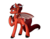 Size: 1600x1236 | Tagged: safe, artist:firepetalfox, oc, oc only, oc:crimsonhart, demon pony, pony, commission, simple background, solo, transparent background, unshorn fetlocks