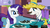 Size: 1280x720 | Tagged: safe, screencap, hondo flanks, rarity, g4, my little pony: friendship is magic, sisterhooves social, burnt, duo