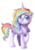 Size: 1024x1472 | Tagged: safe, artist:centchi, oc, oc only, oc:flower power, oc:sweet dreams, alicorn, pony, alicorn oc, female, flower, flower in hair, mare, rainbow hair, raised hoof, simple background, solo, transparent background, watermark