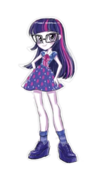 Size: 592x1024 | Tagged: safe, artist:php77, editor:php77, sci-twi, twilight sparkle, equestria girls, equestria girls series, g4, female, simple background, solo, transparent background