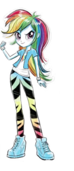 Size: 445x1024 | Tagged: safe, artist:php77, editor:php77, rainbow dash, equestria girls, g4, my little pony equestria girls: better together, eqg promo pose set, female, simple background, solo, transparent background