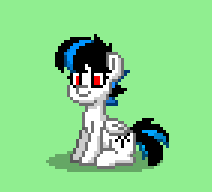 Size: 212x192 | Tagged: safe, derpibooru exclusive, oc, oc:mcqueen, pegasus, pony, pony town, sitting