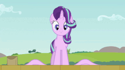 Size: 853x480 | Tagged: safe, artist:forgalorga, starlight glimmer, alicorn, dracony, dragon, hybrid, pony, give me your wings, g4, molt down, :<, alicornified, animated, dragon wings, gif, petrification, race swap, solo, starlicorn, transformation, wat, wings, youtube link