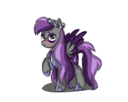Size: 2500x2000 | Tagged: safe, artist:sodadoodle, oc, oc only, oc:scintillalight, pony, bags under eyes, blushing, clothes, colored, colored sketch, colored wings, dress, female, flower, gala, gala dress, high res, looking at you, mare, multicolored hair, multicolored mane, multicolored tail, multicolored wings, shading, shadow, shoes, show accurate, simple background, sketch, solo, transparent background, tuxedo