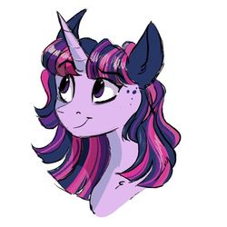 Size: 564x564 | Tagged: safe, artist:scarletskitty12, twilight sparkle, g4, female, redesign, simple background, smiling