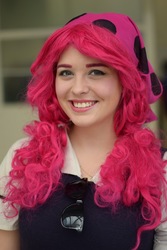 Size: 599x898 | Tagged: safe, artist:pinkiekler, pinkie pie, human, g4, beautiful, clothes, cosplay, costume, irl, irl human, photo, pirate pinkie pie, solo