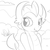 Size: 3000x3000 | Tagged: safe, artist:tjpones, smolder, spike, dragon, g4, blushing, burning, bush, cute, cute little fangs, fangs, female, fire, grayscale, hiding, high res, looking over shoulder, male, monochrome, ship:spolder, shipping, simple background, smolderbetes, straight, tongue out, white background