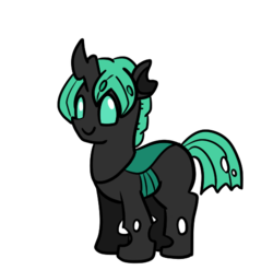 Size: 519x513 | Tagged: safe, artist:dudey64, oc, oc only, oc:speculo, changeling, green changeling, simple background, solo, transparent background