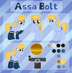 Size: 3967x4050 | Tagged: safe, artist:partypievt, oc, oc only, oc:assa bolt, pony, base used, clothes, cutie mark, jewelry, latex, latex socks, necklace, reference sheet, socks, solo