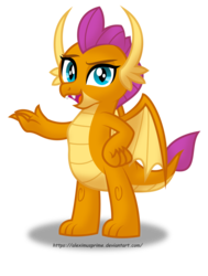 Size: 1600x2122 | Tagged: safe, artist:aleximusprime, smolder, dragon, g4, school daze, season 8, claws, dragon wings, dragoness, fangs, female, open mouth, simple background, solo, transparent background, vector, wings
