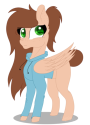 Size: 2138x2970 | Tagged: safe, artist:tomboygirl45, oc, oc only, oc:chloe, pegasus, pony, clothes, female, high res, hoodie, mare, simple background, solo, transparent background
