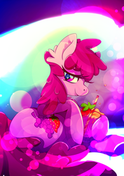 Size: 1358x1920 | Tagged: safe, artist:rariedash, berry punch, berryshine, earth pony, pony, g4, female, mare, smiling, solo