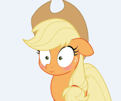 Size: 766x638 | Tagged: safe, artist:spookitty, applejack, earth pony, pony, g4, angry, animated, blushing, female, heck, pony tale adventures, solo, yelling